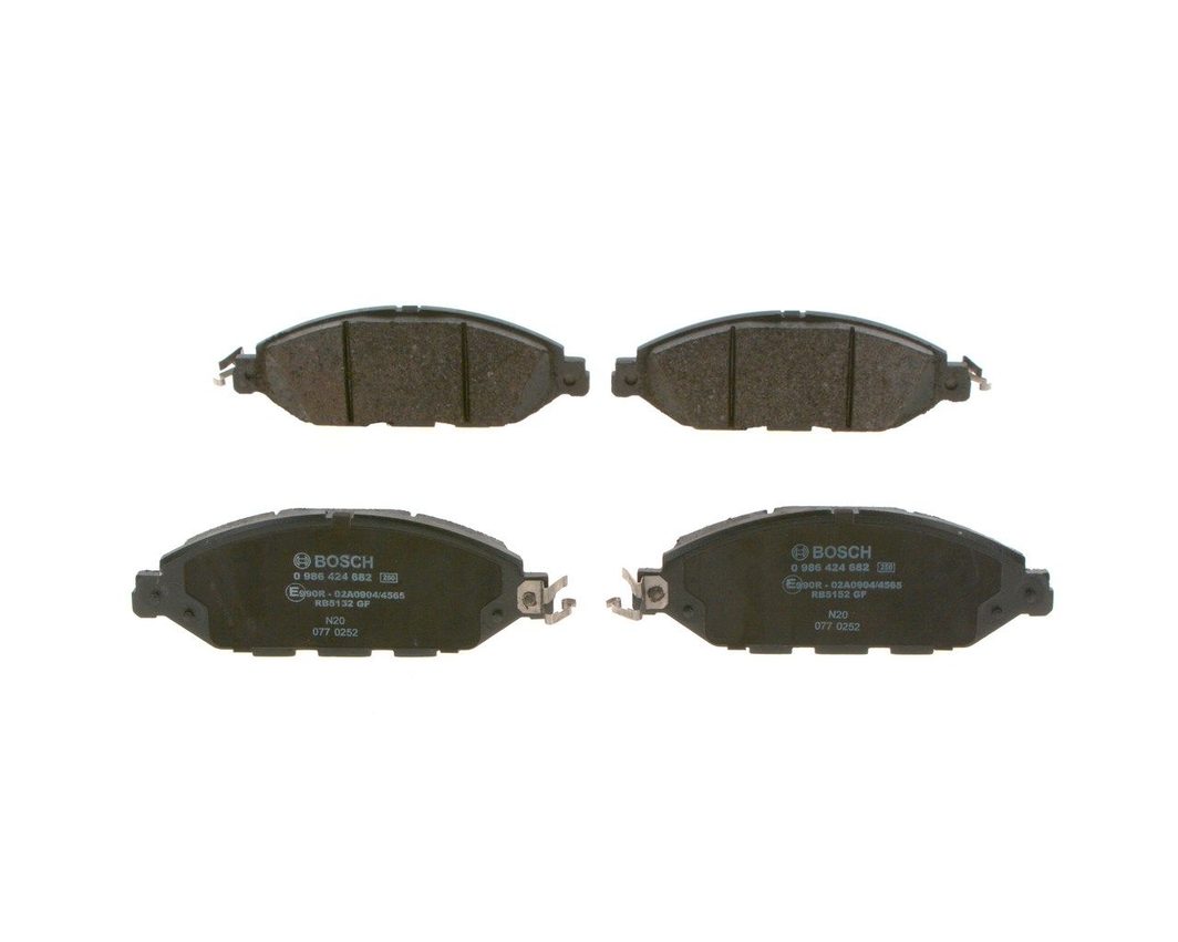 Гальмівні колодки дискові BOSCH 0986424682 - zapix