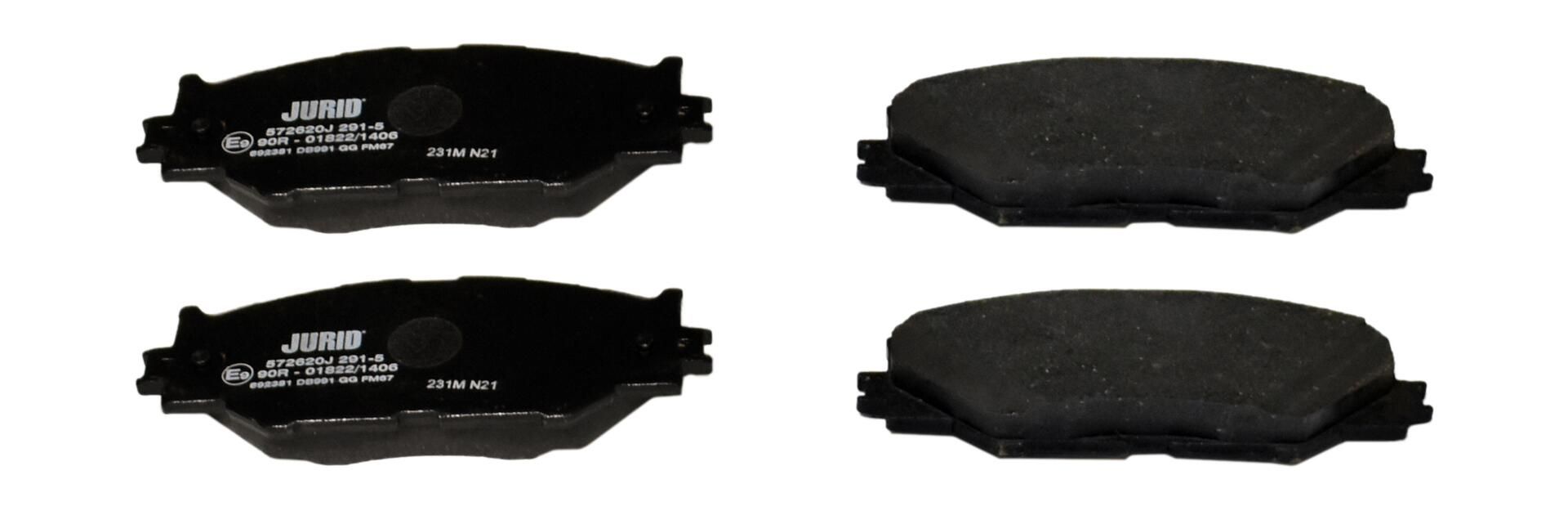 Гальмівні колодки дискові JURID 572620J - zapix