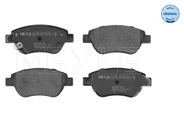 Гальмівні колодки дискові MEYLE 0252398217W - zapix