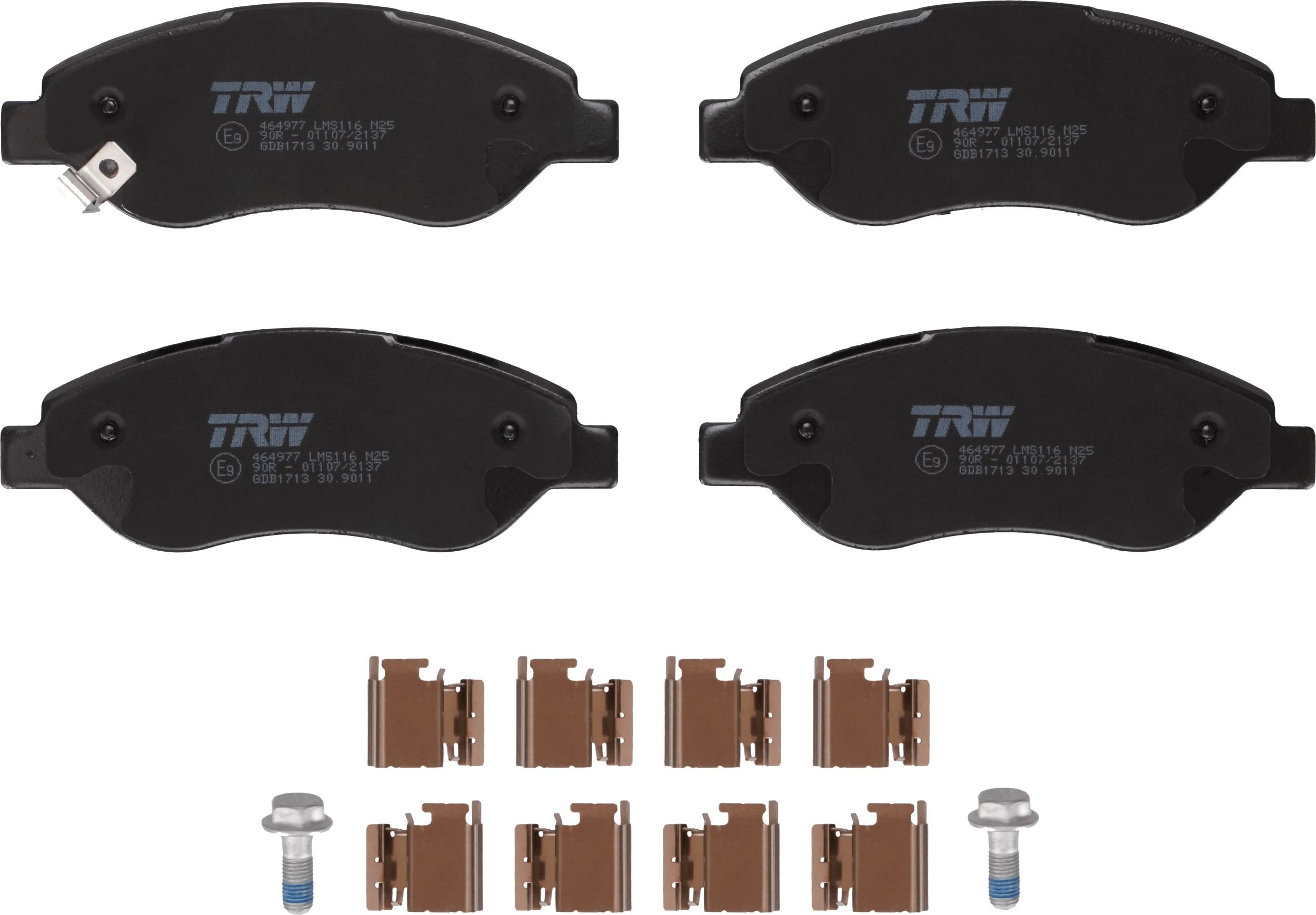 Гальмівні колодки дискові TRW GDB1713 - zapix