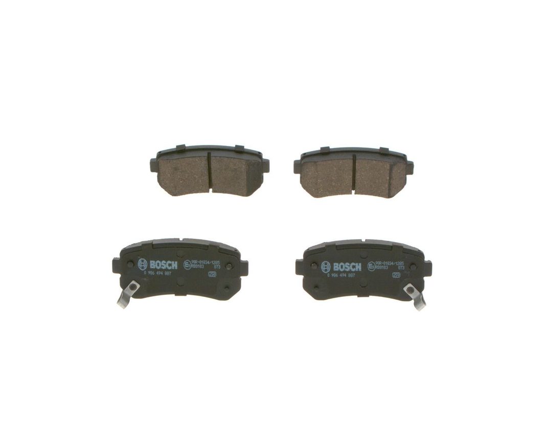 Гальмівні колодки дискові BOSCH 0986494887 - zapix