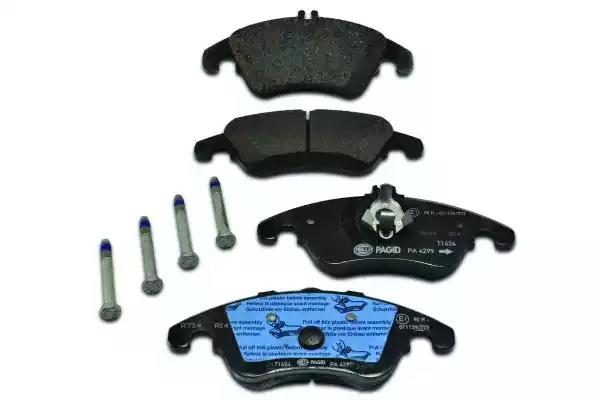 Гальмівні колодки дискові HELLA PAGID 8DB355012621 - zapix