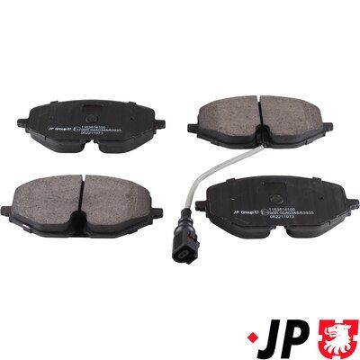 Гальмівні колодки дискові JP GROUP 1163614100 - zapix