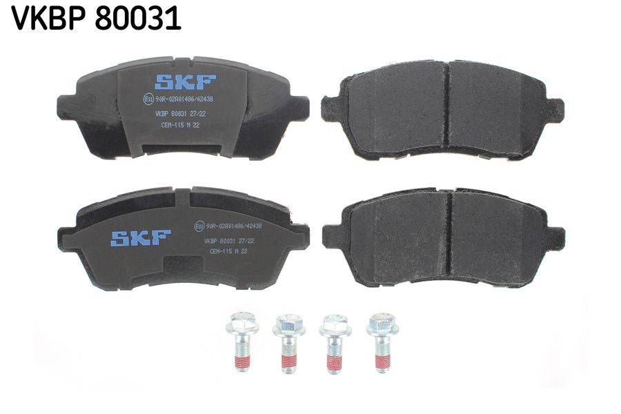Гальмівні колодки дискові SKF VKBP80031 - zapix