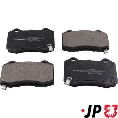 Гальмівні колодки дискові JP GROUP 6563705110 - zapix
