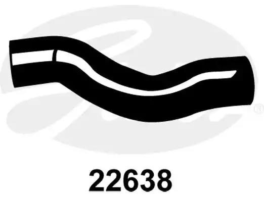Патрубок системи охолодження GATES 22638 - zapix
