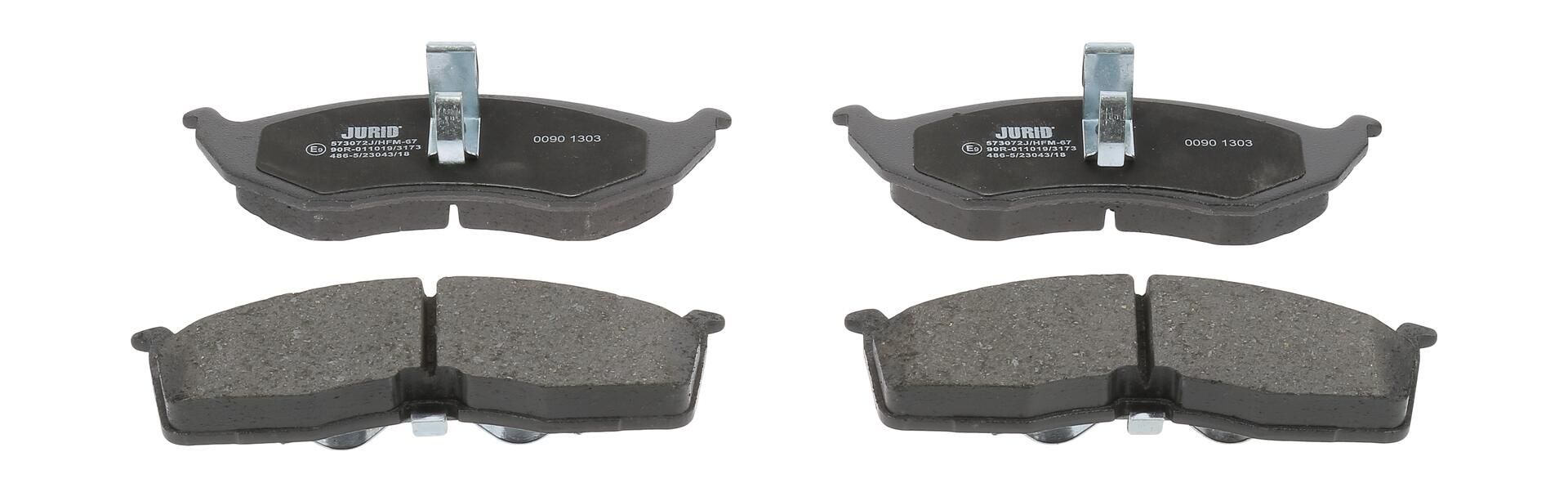 Гальмівні колодки дискові JURID 573072J - zapix