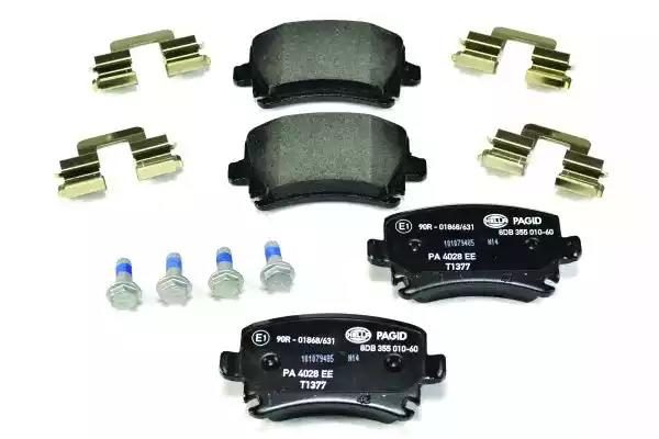 Гальмівні колодки дискові HELLA PAGID 8DB355010601 - zapix