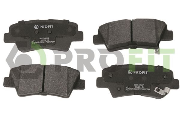 Гальмівні колодки дискові PROFIT 50004387 - zapix