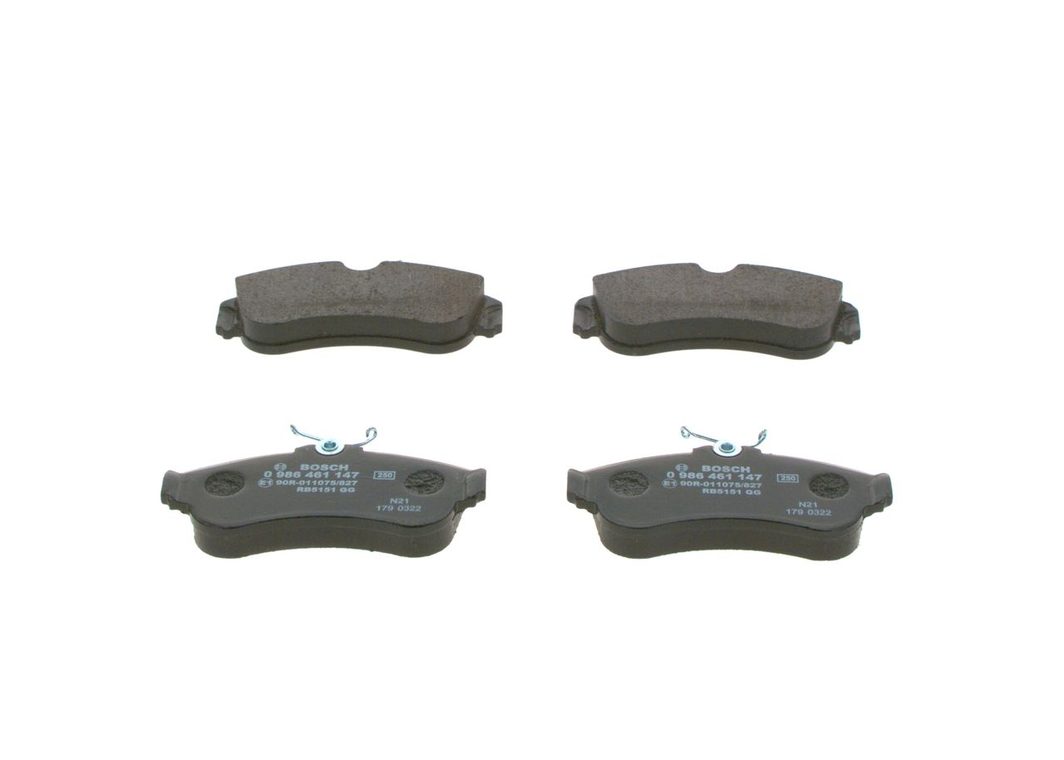 Гальмівні колодки дискові BOSCH 0986461147 - zapix