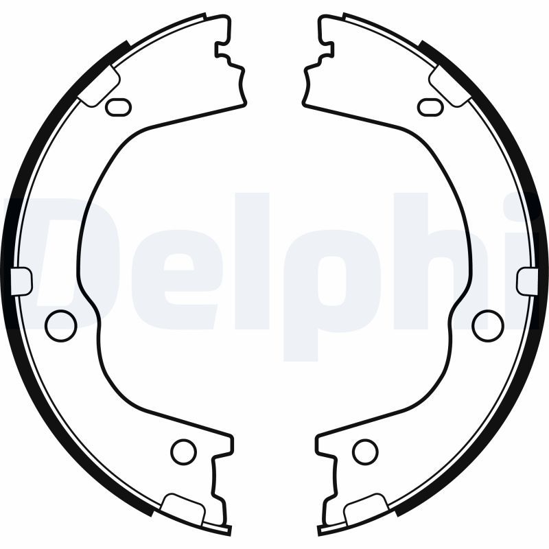 Гальмівні колодки ручника (барабанні) DELPHI LS2159 - zapix