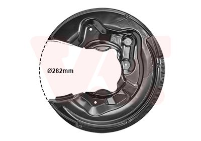 Захист гальмівного диска VAN WEZEL 0334374