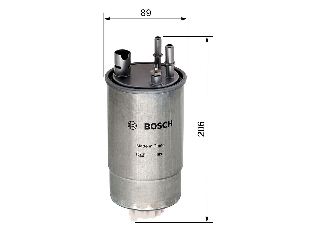 Паливний фільтр BOSCH F026402049 - zapix