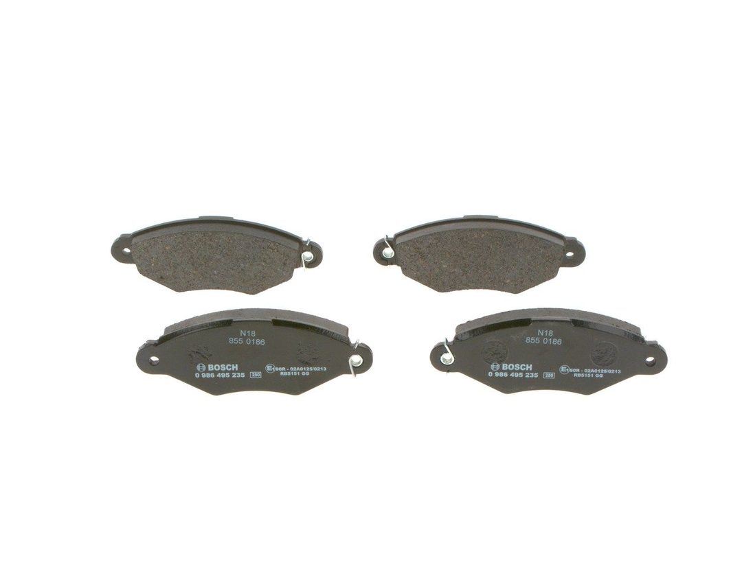 Гальмівні колодки дискові BOSCH 0986495235 - zapix