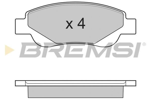 Гальмівні колодки дискові BREMSI BP3225