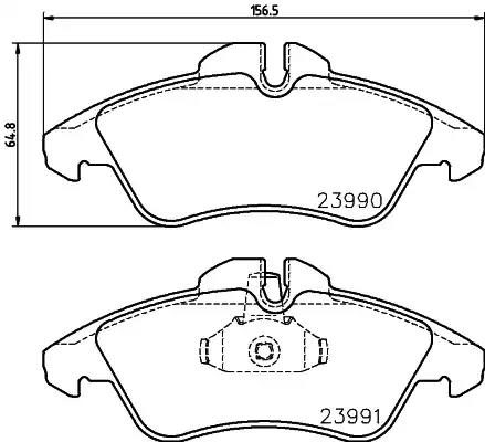 Гальмівні колодки дискові HELLA PAGID 8DB355014481 - zapix