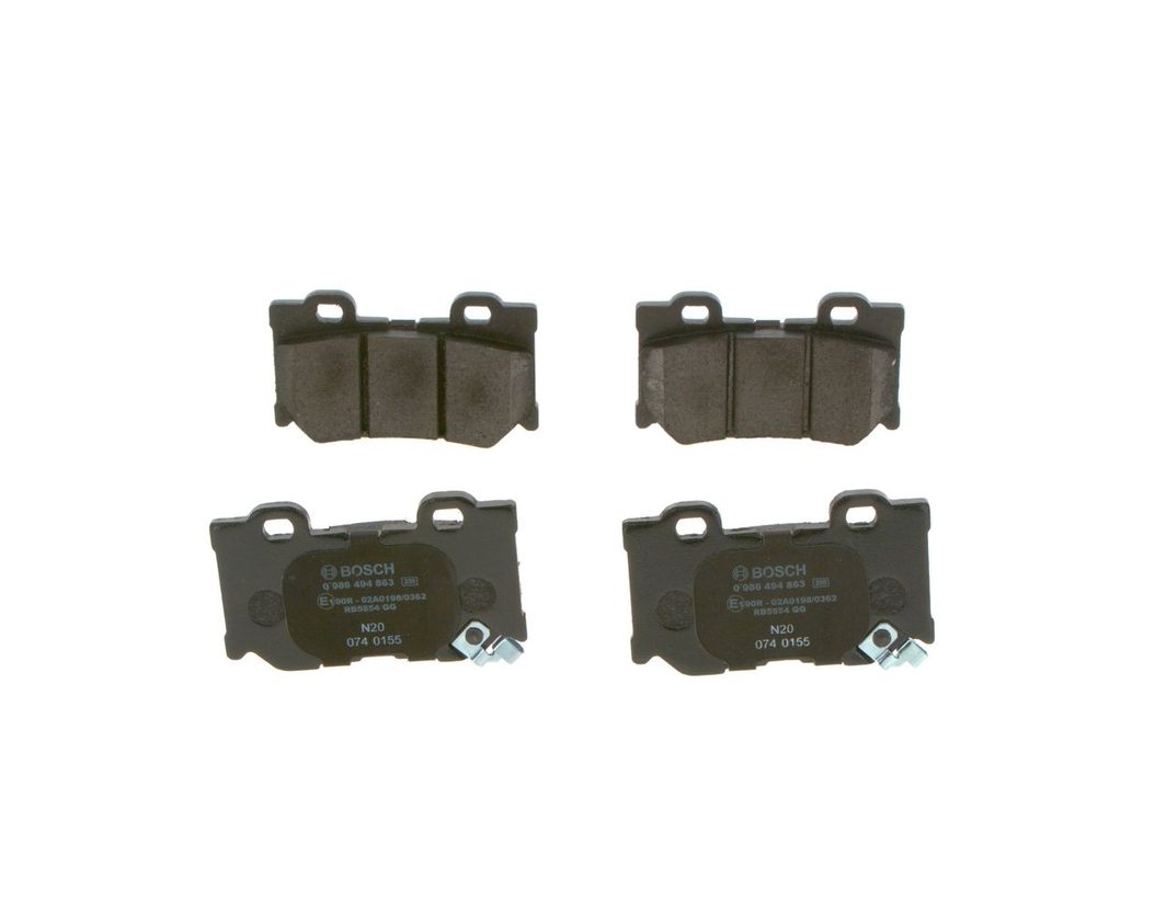 Гальмівні колодки дискові BOSCH 0986494863 - zapix