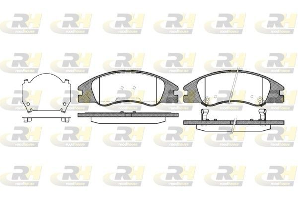 Гальмівні колодки дискові ROADHOUSE 2113402 - zapix