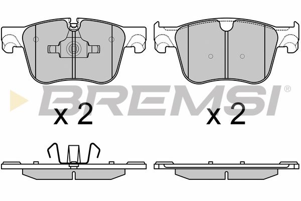 Гальмівні колодки дискові BREMSI BP3598 - zapix