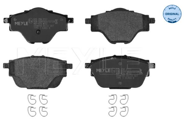 Гальмівні колодки дискові MEYLE 0252582717 - zapix