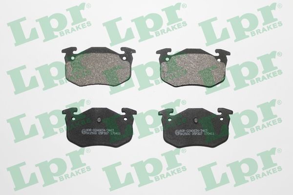 Гальмівні колодки дискові LPR 05P307 - zapix