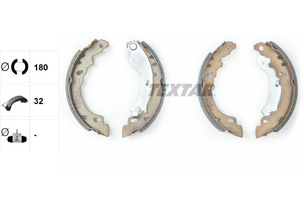 Гальмівні колодки ручника (барабанні) TEXTAR 91064600 - zapix