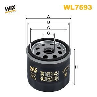 Оливний фільтр WIX FILTERS WL7593 - zapix