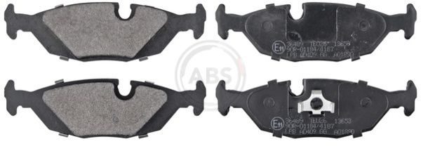 Гальмівні колодки дискові A.B.S. 36489 - zapix