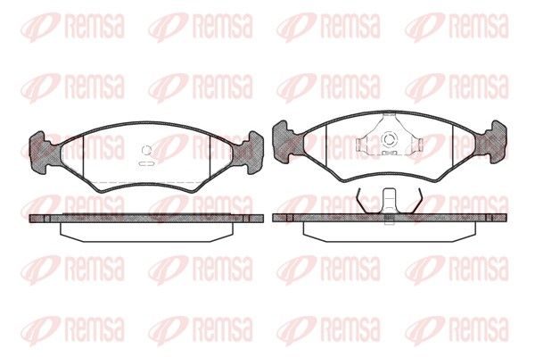Гальмівні колодки дискові REMSA 011920 - zapix
