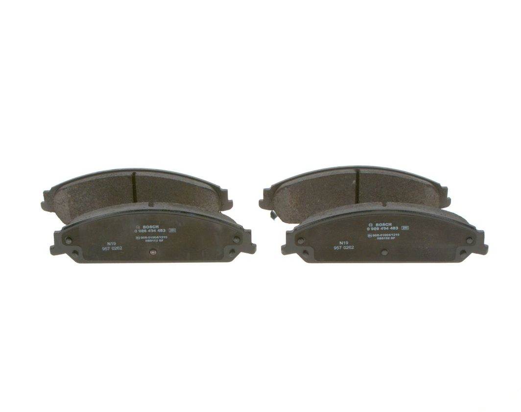 Гальмівні колодки дискові BOSCH 0986494483 - zapix
