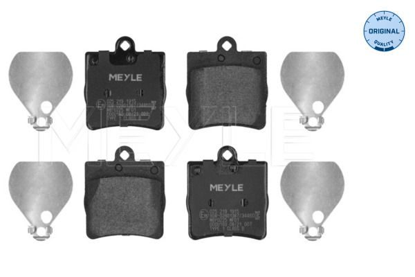 Гальмівні колодки дискові MEYLE 0252191915 - zapix