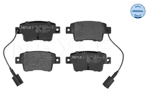 Гальмівні колодки дискові MEYLE 0252434917W - zapix