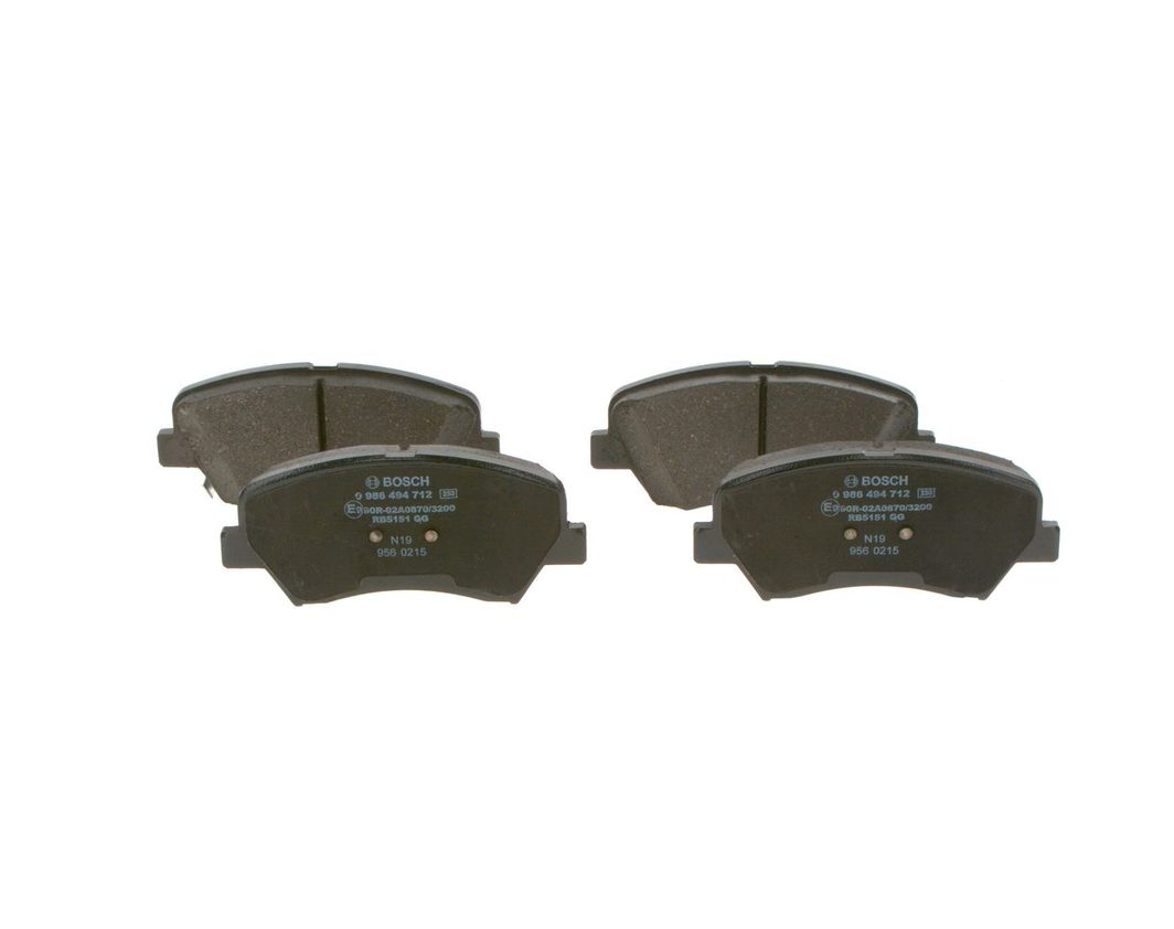 Гальмівні колодки дискові BOSCH 0986494712 - zapix