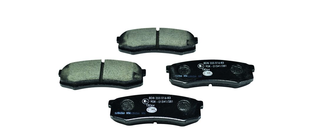 Гальмівні колодки дискові HELLA 8DB355016831 - zapix