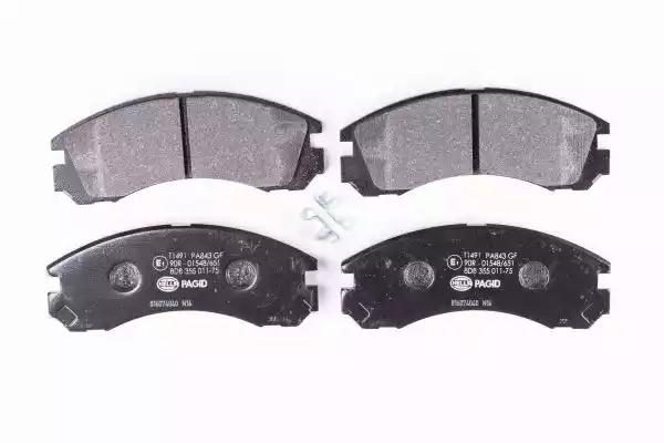 Гальмівні колодки дискові HELLA PAGID 8DB355011751 - zapix