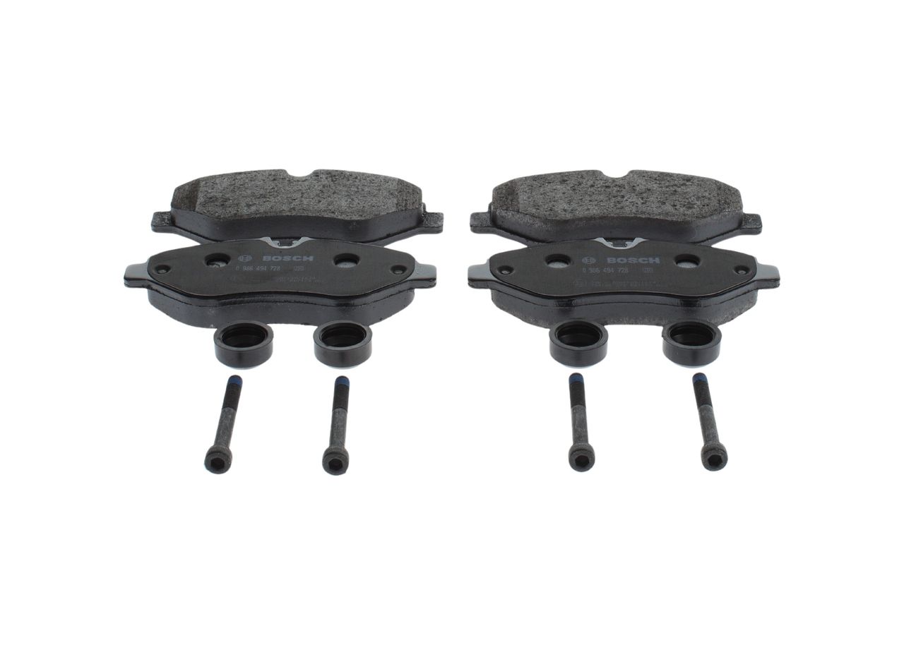 Гальмівні колодки дискові BOSCH 0986494728 - zapix