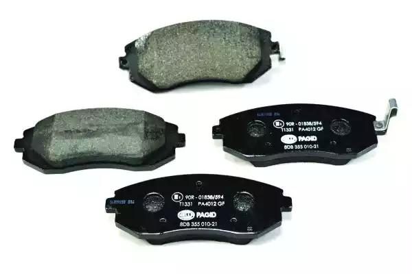 Гальмівні колодки дискові HELLA PAGID 8DB355010211 - zapix