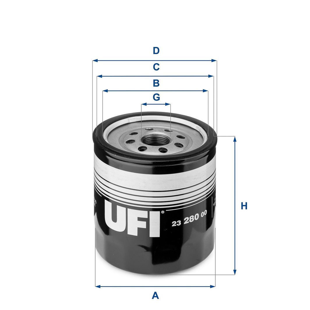 Оливний фільтр UFI 2328000 - zapix