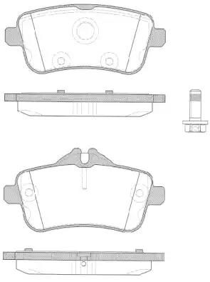 Гальмівні колодки дискові WOKING P1403310 - zapix