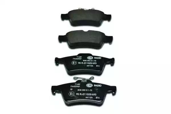 Гальмівні колодки дискові HELLA PAGID 8DB355011731 - zapix