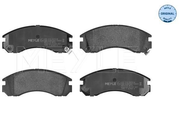 Гальмівні колодки дискові MEYLE 0252136315W - zapix