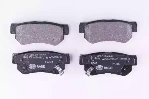 Гальмівні колодки дискові HELLA PAGID 8DB355009971 - zapix