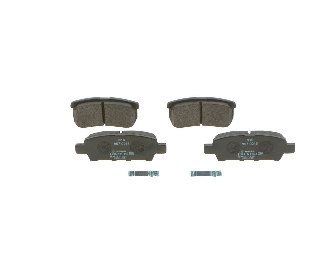 Гальмівні колодки дискові BOSCH 0986494502 - zapix
