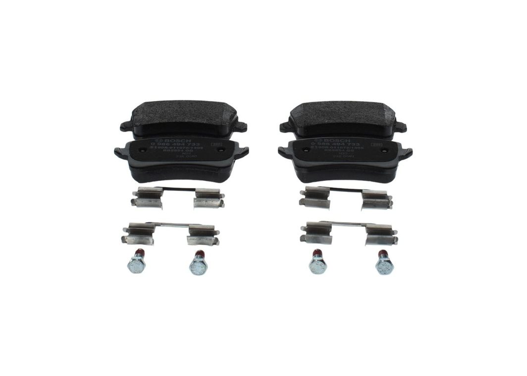 Гальмівні колодки дискові BOSCH 0986494733 - zapix