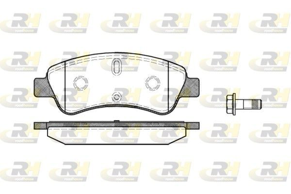 Гальмівні колодки дискові ROADHOUSE 284010 - zapix