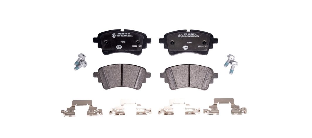 Гальмівні колодки дискові HELLA 8DB355040941 - zapix
