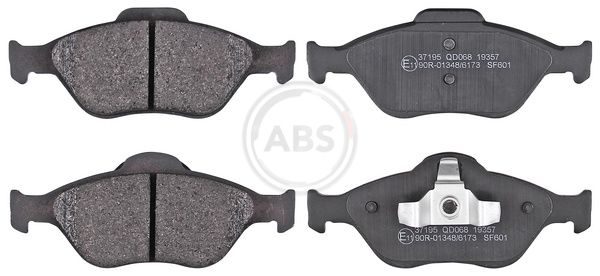 Тормозные колодки дисковые A.B.S. 37195