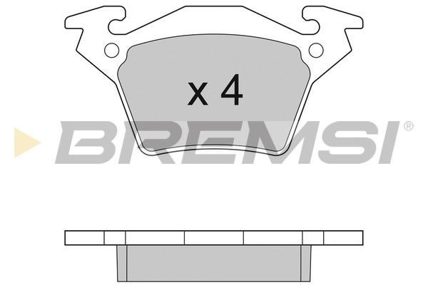 Гальмівні колодки дискові BREMSI BP2880