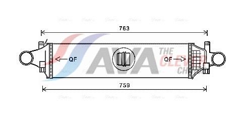 Інтеркулер AVA QUALITY COOLING MSA4659 - zapix