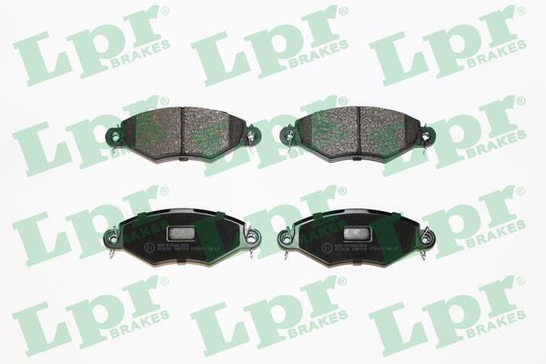Гальмівні колодки дискові LPR 05P708 - zapix